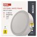 LED prisadené svietidlo, kruhové, biele, 12,5W, CCT 8592920109250