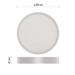 LED prisadené svietidlo, kruhové, biele, 28,5W, CCT 8592920109328