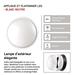 LED prisadené svietidlo, kruhové č/b 14W neutrálna biela 8592920057155