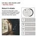 LED prisadené svietidlo, kruhové č/b 14W neutrálna biela 8592920057155