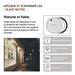 LED prisadené svietidlo, kruhové č/b 14W neutrálna biela 8592920057155