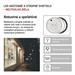 LED prisadené svietidlo, kruhové č/b 14W neutrálna biela 8592920057155
