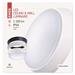 LED prisadené svietidlo, kruhové č/b 14W neutrálna biela 8592920057155