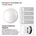 LED prisadené svietidlo, kruhové čierna/biela 14W teplá b. 8592920057117