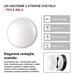 LED prisadené svietidlo, kruhové čierna/biela 14W teplá b. 8592920057117