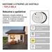 LED prisadené svietidlo, kruhové čierna/biela 14W teplá b. 8592920057117