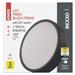 LED prisadené svietidlo, kruhové, čierne, 21W, CCT 8592920109380