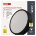LED prisadené svietidlo, kruhové, čierne, 21W, CCT 8592920109380