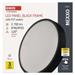 LED prisadené svietidlo, kruhové, čierne, 28,5W, CCT 8592920109342