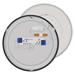LED prisadené svietidlo, kruhové, čierne, 28,5W, CCT 8592920109342