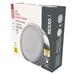 LED prisadené svietidlo, kruhové, strieborné, 12,5W, CCT 8592920109359
