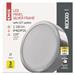 LED prisadené svietidlo, kruhové, strieborné, 12,5W, CCT 8592920109359