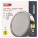 LED prisadené svietidlo, kruhové, strieborné, 12,5W, CCT 8592920109359