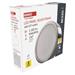 LED prisadené svietidlo, kruhové, strieborné, 12,5W, CCT 8592920109359