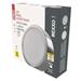 LED prisadené svietidlo, kruhové, strieborné, 12,5W, CCT 8592920109359