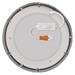 LED prisadené svietidlo, kruhové, strieborné, 12,5W, CCT 8592920109359