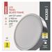 LED prisadené svietidlo, kruhové, strieborné, 21W, CCT 8592920109403