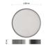 LED prisadené svietidlo, kruhové, strieborné, 28,5W, CCT 8592920109434