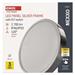 LED prisadené svietidlo, kruhové, strieborné, 28,5W, CCT 8592920109434