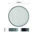 LED prisadené svietidlo, kruhové, strieborné, 28,5W, CCT 8592920109434