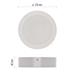 LED prisadené svietidlo RUBIC, kruhové, biele, 18W, neutrálna biela 8592920108468