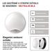 LED prisadené svietidlo s pohyb. senz., kruhové č/b 14W n.b. 8592920057179