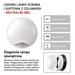 LED prisadené svietidlo s pohyb. senz., kruhové č/b 14W n.b. 8592920057179