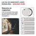 LED prisadené svietidlo s pohyb. senz., kruhové č/b 14W n.b. 8592920057179