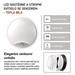 LED prisadené svietidlo s pohyb. senz., kruhové č/b 14W t.b. 8592920057131