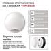 LED prisadené svietidlo s pohyb. senz., kruhové č/b 14W t.b. 8592920057131