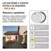 LED prisadené svietidlo s pohyb. senz., kruhové č/b 14W t.b. 8592920057131