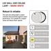 LED prisadené svietidlo s pohyb. senz., kruhové č/b 14W t.b. 8592920057131