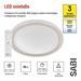 LED prisadené svietidlo SABI, kruhové 30W, stmiev.so zmenou CCT 8592920150139