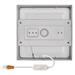 LED prisadené svietidlo, štvorec, biele, 12,5W, CCT 8592920109243