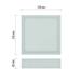 LED prisadené svietidlo, štvorec, biele, 12,5W, CCT 8592920109243