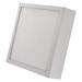 LED prisadené svietidlo, štvorec, biele, 12,5W,Neutrálna biela 8592920124239