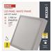 LED prisadené svietidlo, štvorec, biele, 21W, CCT 8592920109205