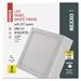 LED prisadené svietidlo, štvorec, biele, 7,6W, CCT 8592920109298