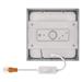 LED prisadené svietidlo, štvorec, biele, 7,6W, CCT 8592920109298