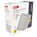 LED prisadené svietidlo, štvorec, biele, 7,6W, CCT 8592920109298