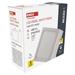 LED prisadené svietidlo, štvorec, biele, 7,6W, CCT 8592920109298