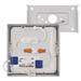 LED prisadené svietidlo, štvorec, biele, 7,6W, CCT 8592920109298