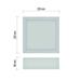 LED prisadené svietidlo, štvorec, biele, 7,6W, CCT 8592920109298