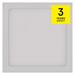 LED prisadené svietidlo, štvorec, biele, 7,6W, CCT 8592920109298
