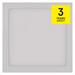 LED prisadené svietidlo, štvorec, biele, 7,6W,Neutrálna biela 8592920124215