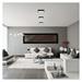 LED prisadené svietidlo, štvorec, čierne, 12,5W, CCT 8592920108949
