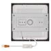 LED prisadené svietidlo, štvorec, čierne, 12,5W, CCT 8592920108949