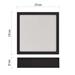 LED prisadené svietidlo, štvorec, čierne, 12,5W, CCT 8592920108949