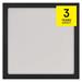 LED prisadené svietidlo, štvorec, čierne, 12,5W, CCT 8592920108949