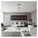 LED prisadené svietidlo, štvorec, čierne, 12,5W, CCT 8592920108949